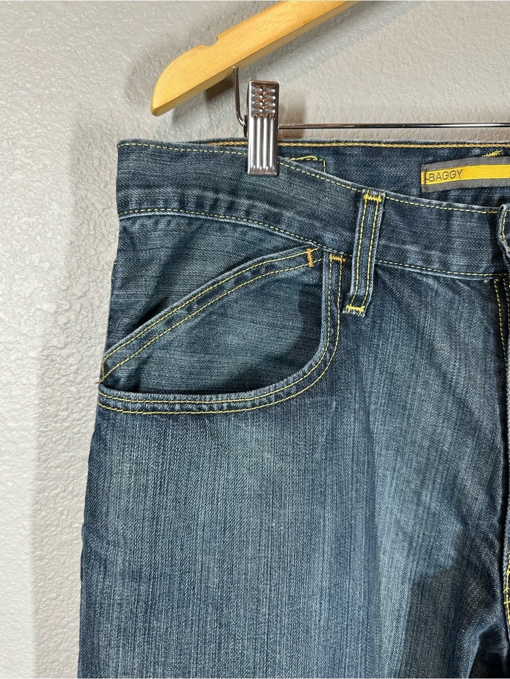 LEVI’S Silvertab Baggy 34 X 32 Blue Cotton Denim Jeans Y2K